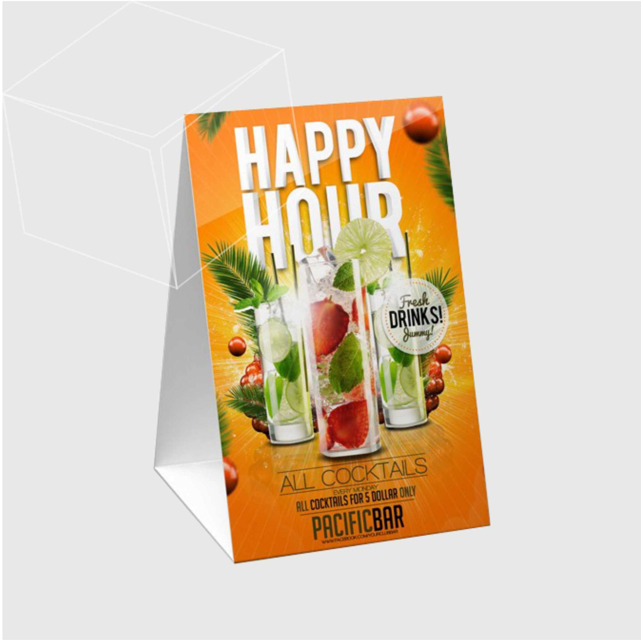 Table tents printing